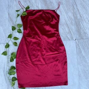 Windsor Fitted Open Back Backless Body-con Mini Spaghetti Strap Cami Night Dress